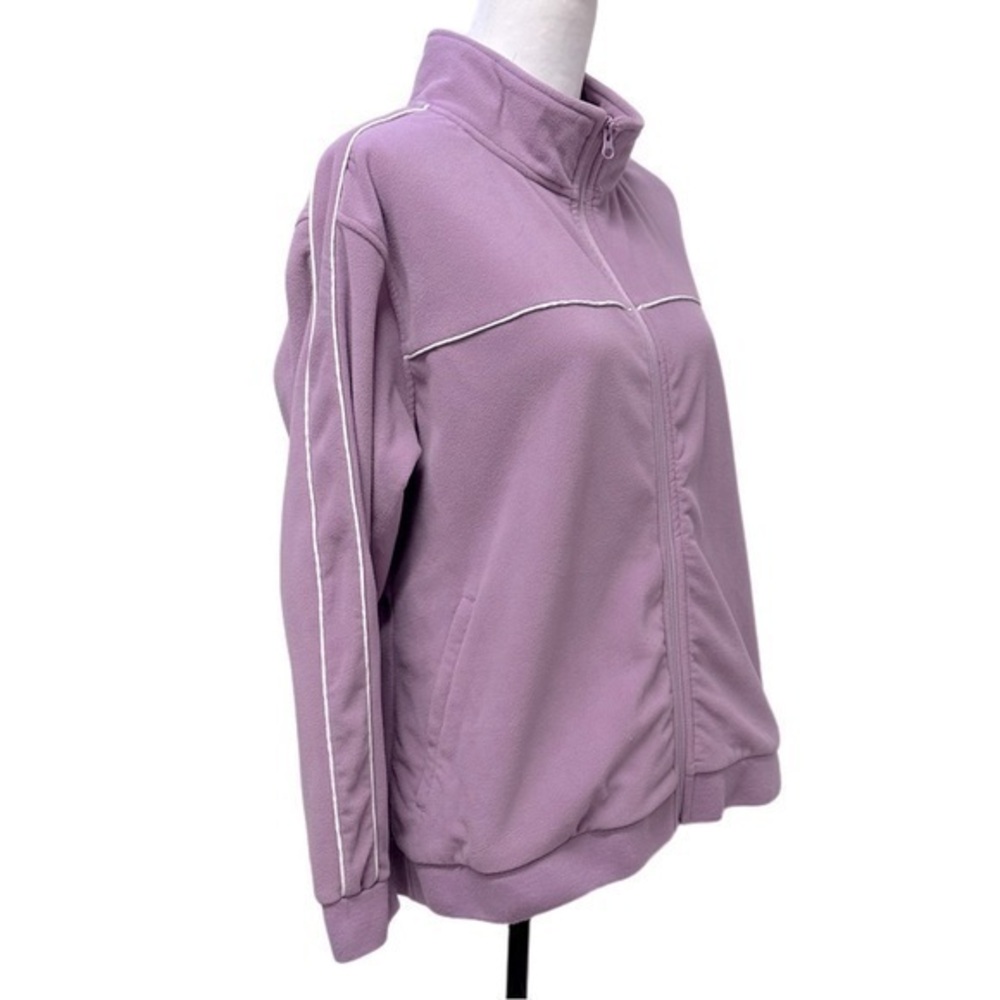 Cabela's Full Zip Fleece Track Jacket Purple Womens‎ XL Reg
